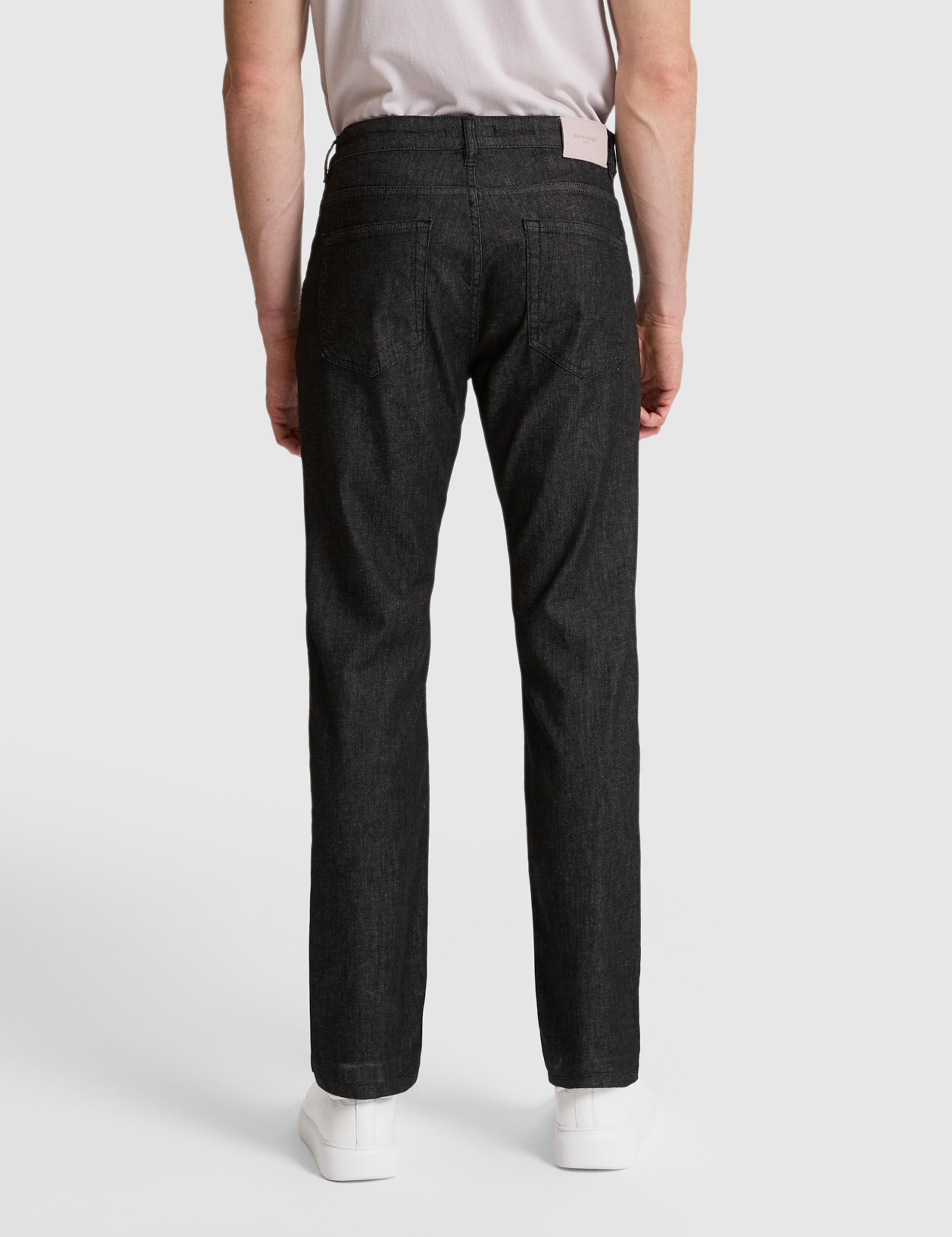 Siyah Straight Fit Jean Pantolon