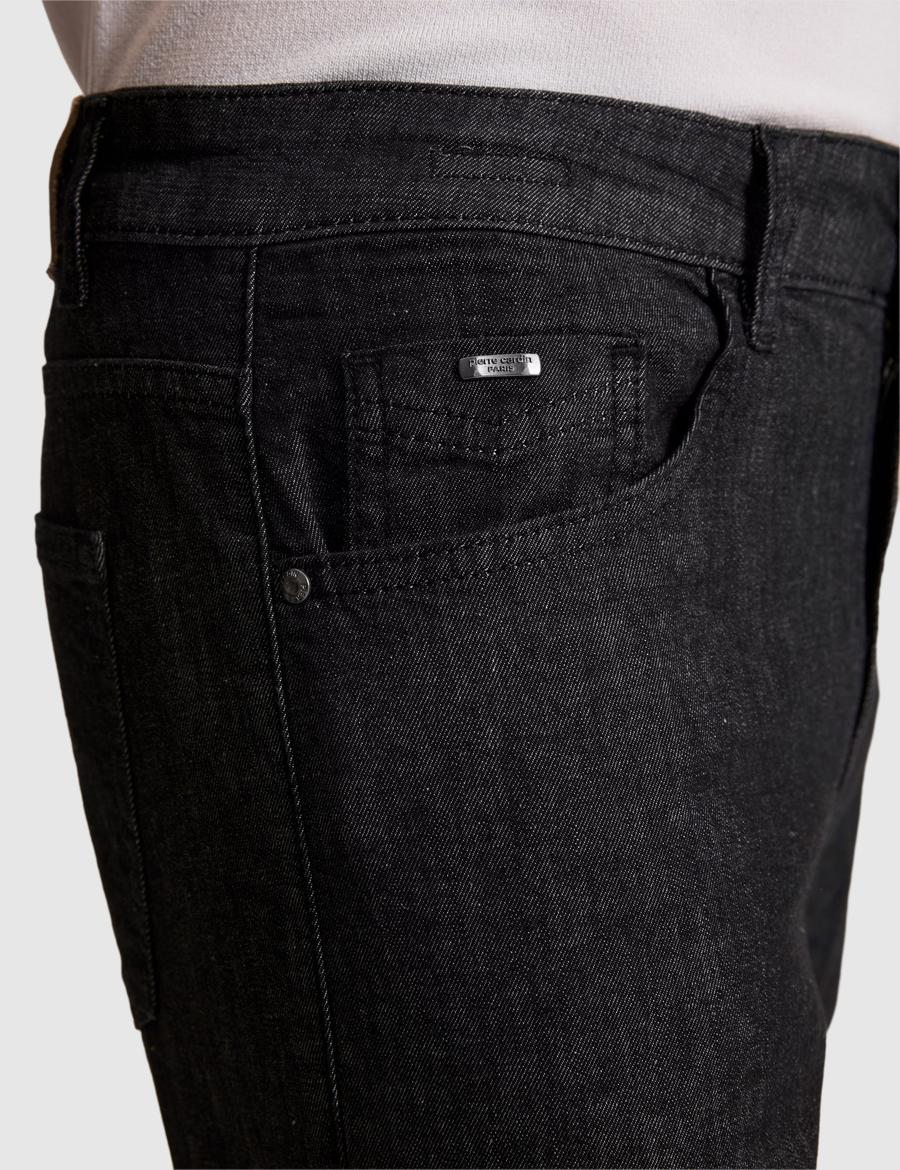 Siyah Straight Fit Jean Pantolon