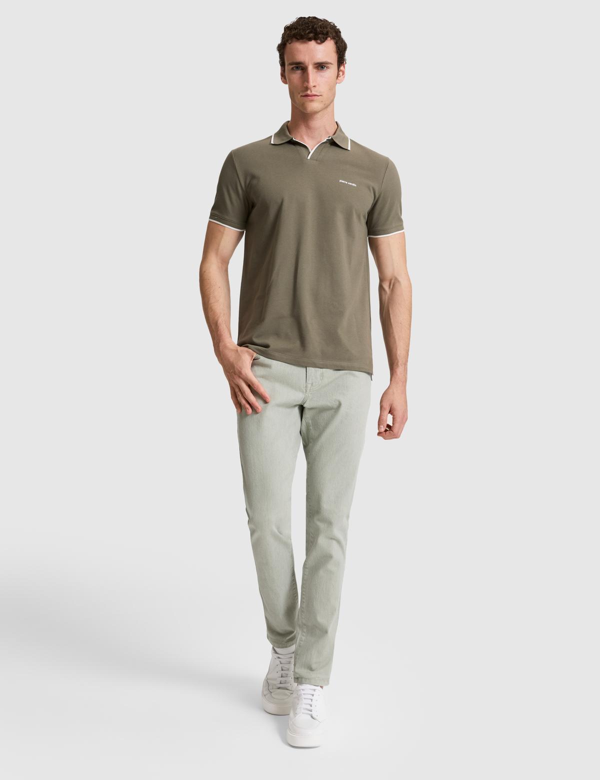 Haki Slim Fit Jean Pantolon