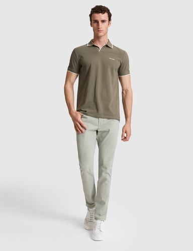 Haki Slim Fit Jean Pantolon