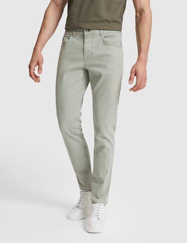 Haki Slim Fit Jean Pantolon