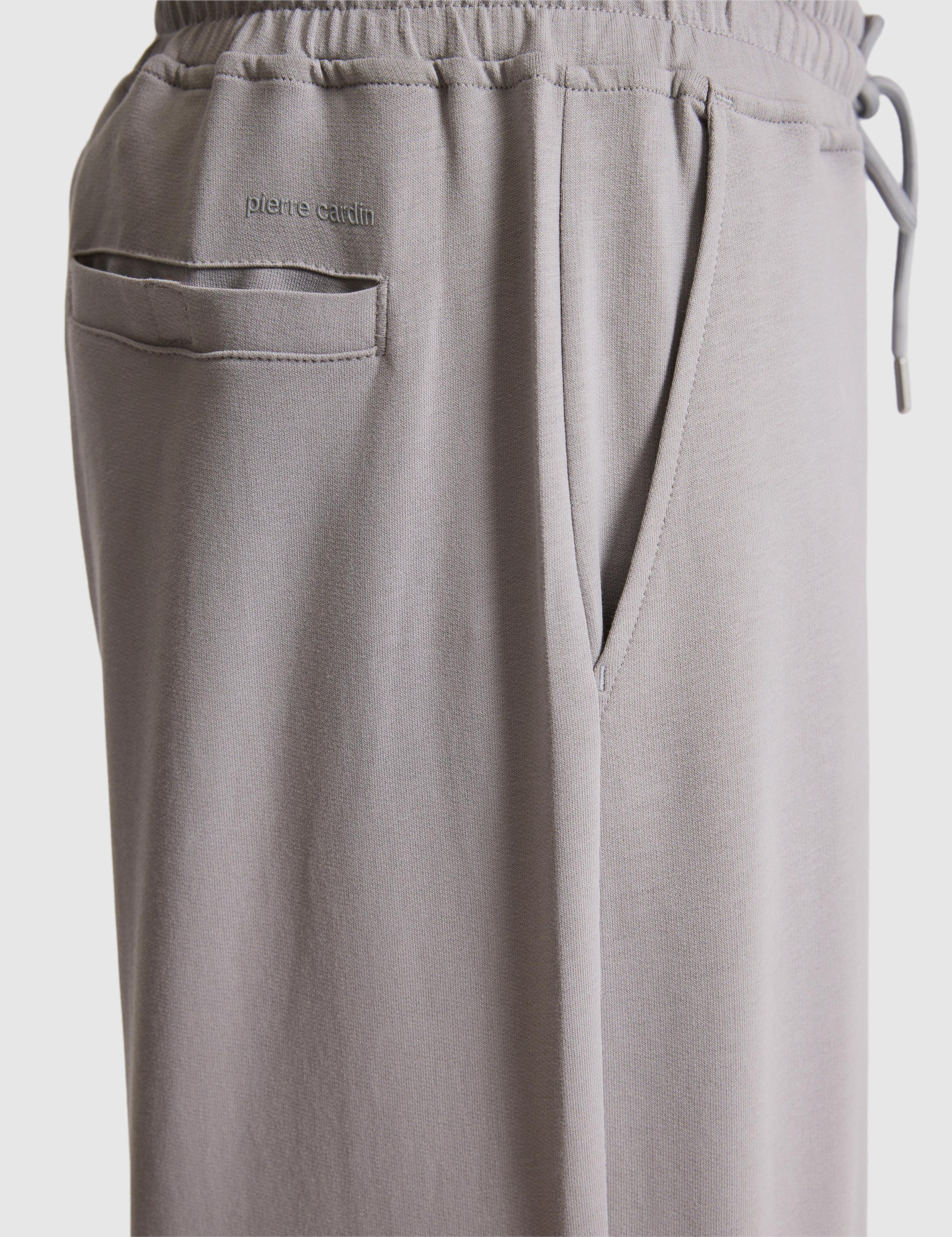 Gri Comfort Fit Örme Şort