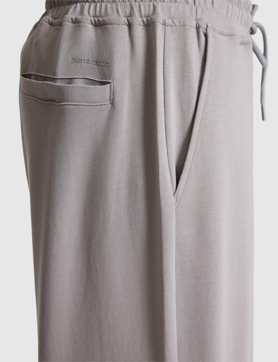 Gri Comfort Fit Örme Şort