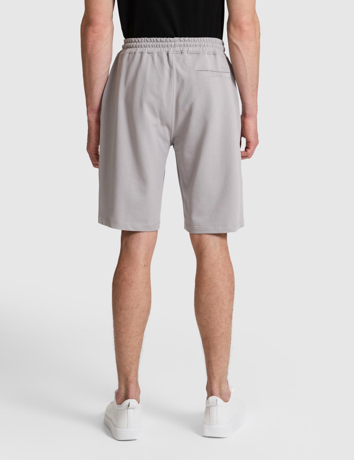 Gri Comfort Fit Örme Şort - 50327867010
