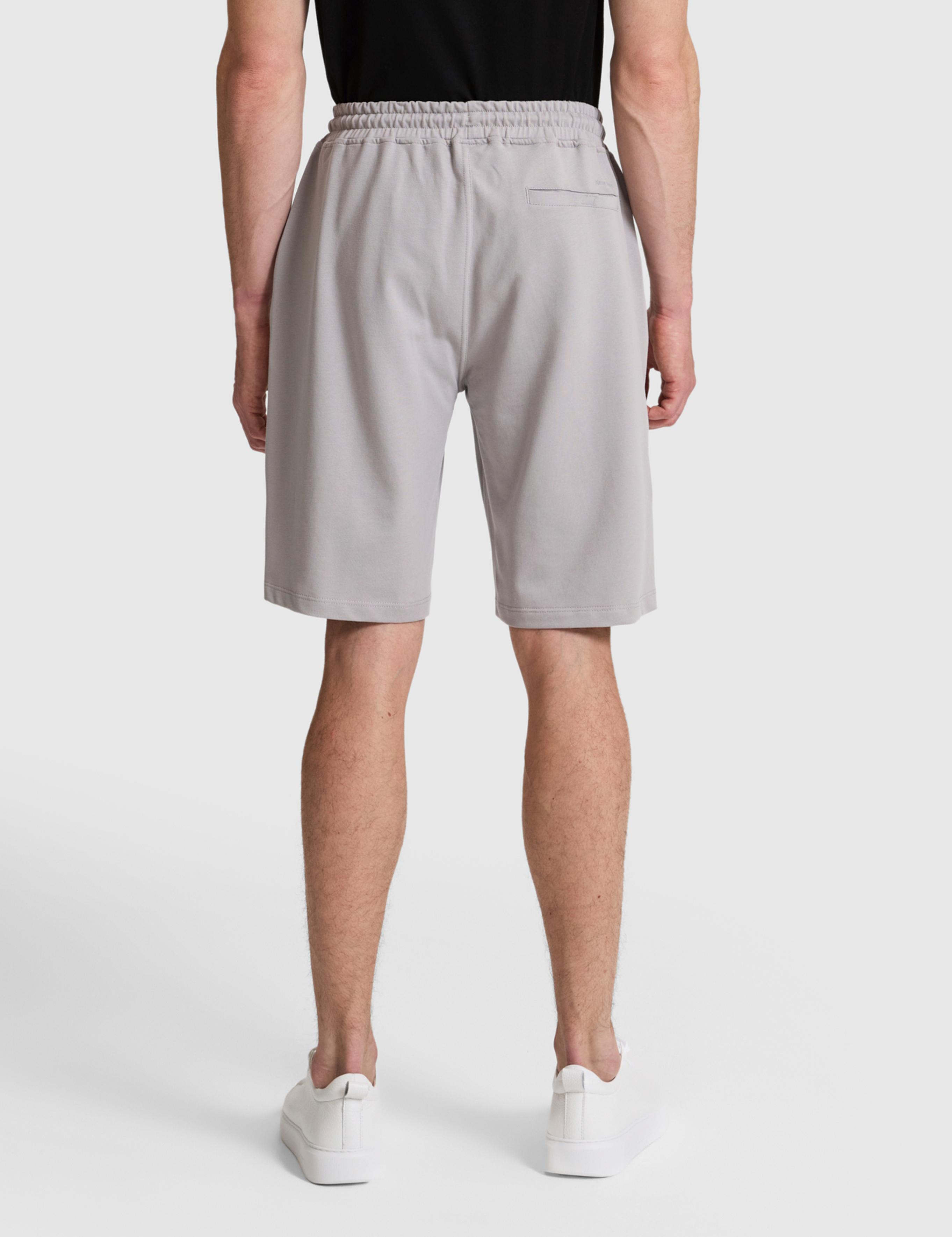 Gri Comfort Fit Örme Şort