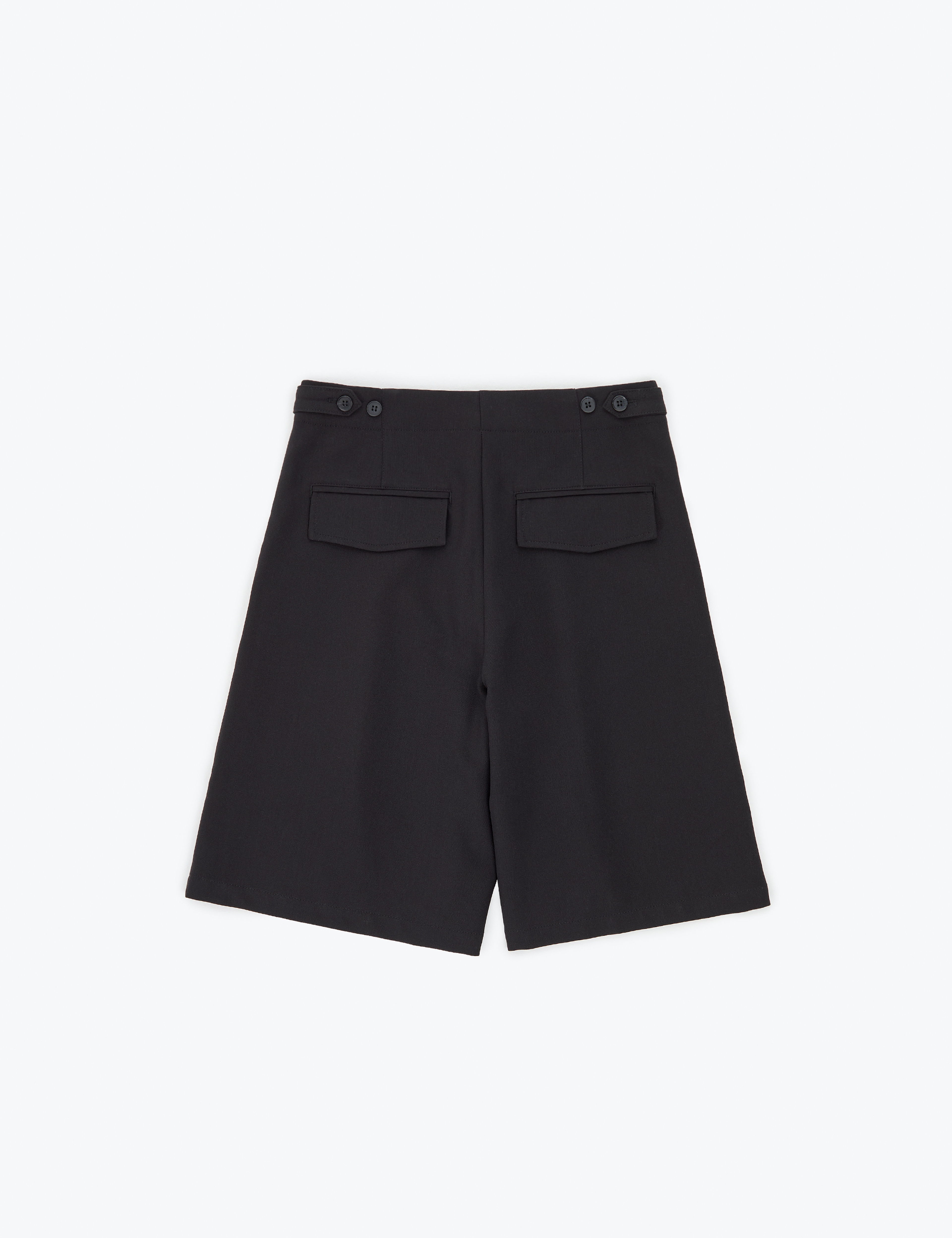 Siyah Comfort Fit Bermuda Şort - Image 6