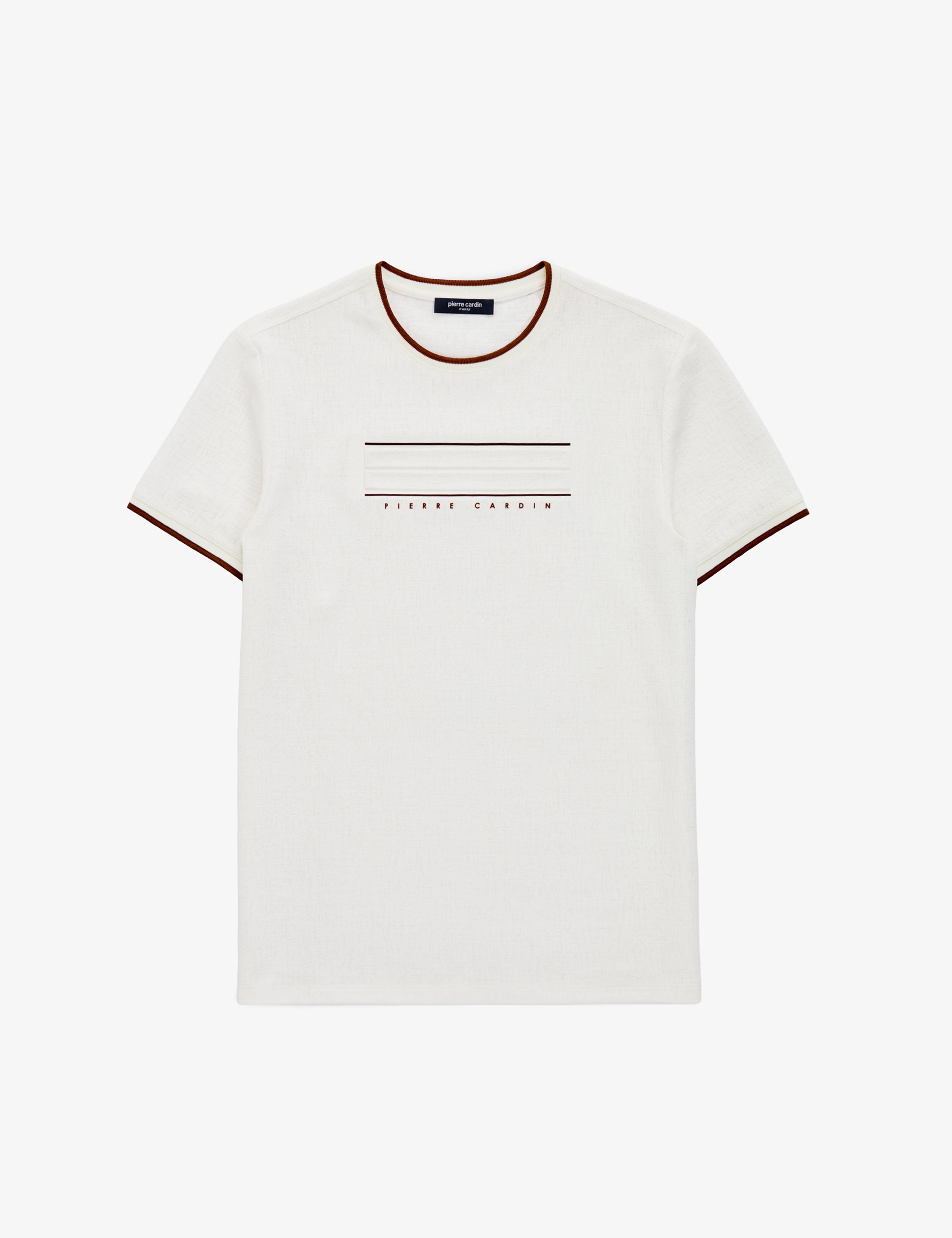 Ekru Slim Fit Tişört
