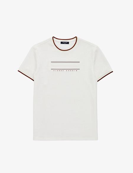Ekru Slim Fit Tişört - 50321064016