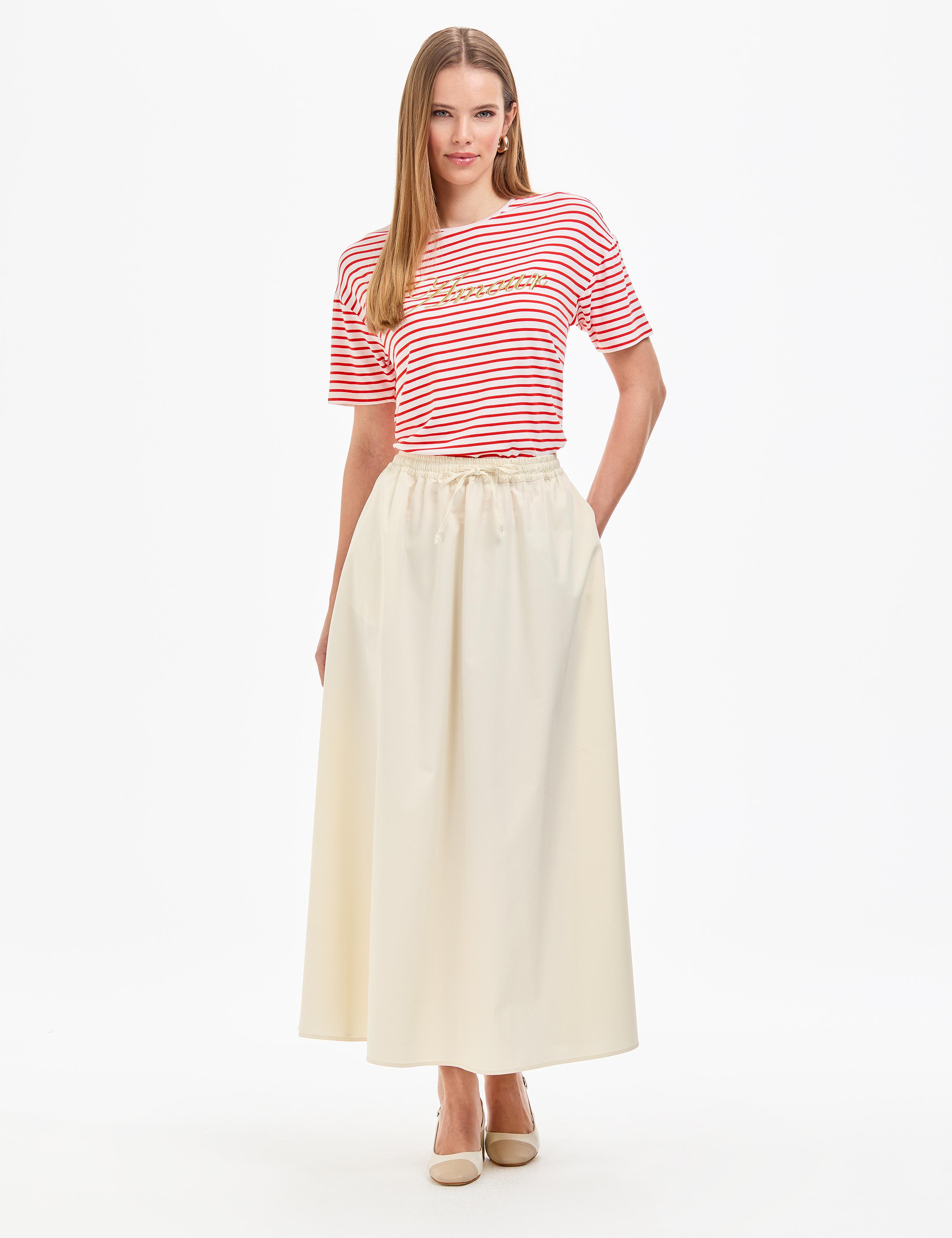 Kırmızı Comfort Fit Tişört