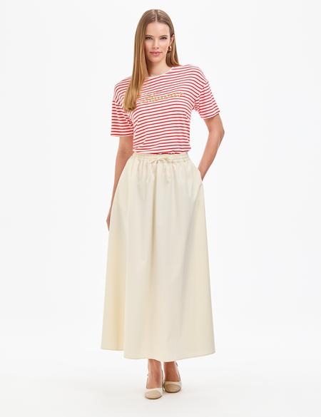 Kırmızı Comfort Fit Tişört - 50319855009