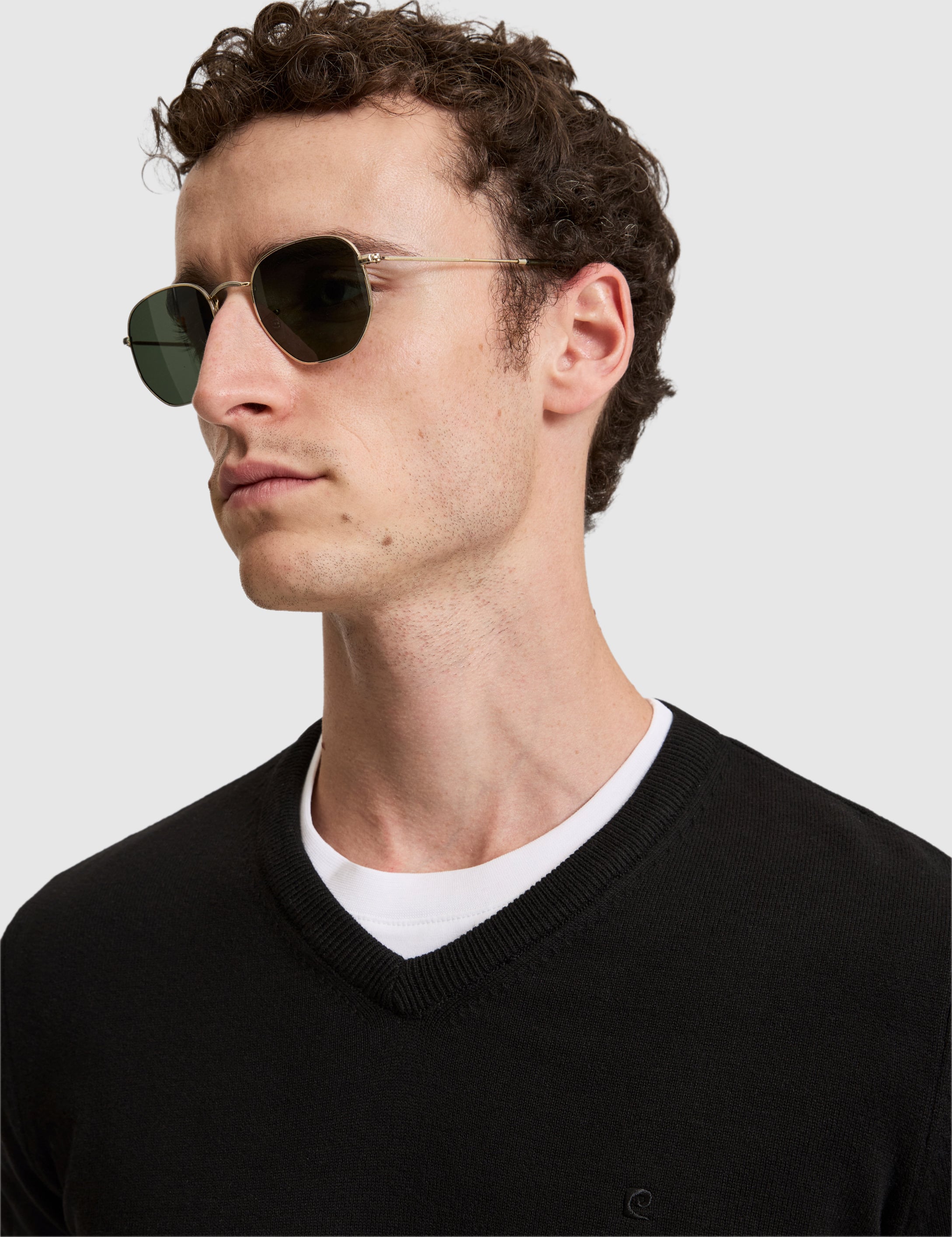 Siyah Slim Fit Basic Kazak - 50315510016