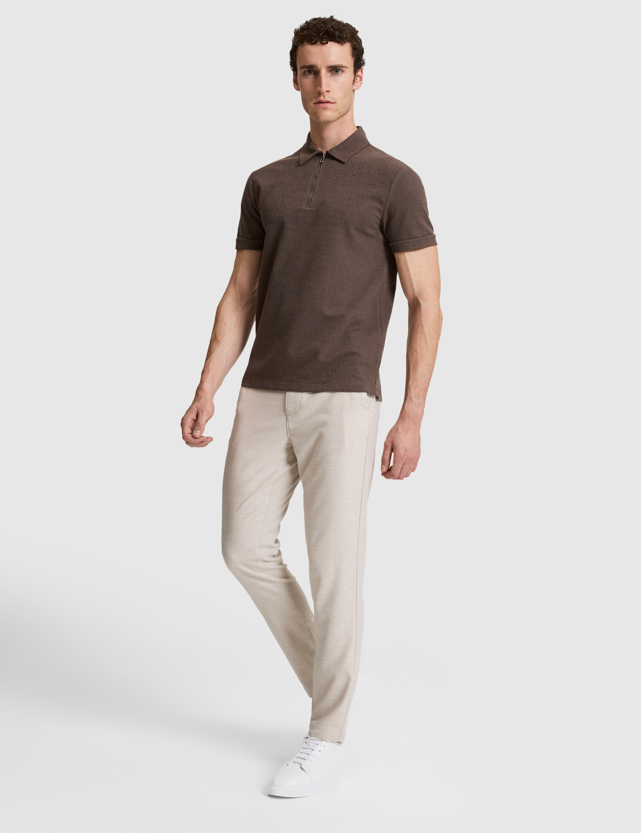 Bej Slim Fit Kanvas Pantolon - 50320822143