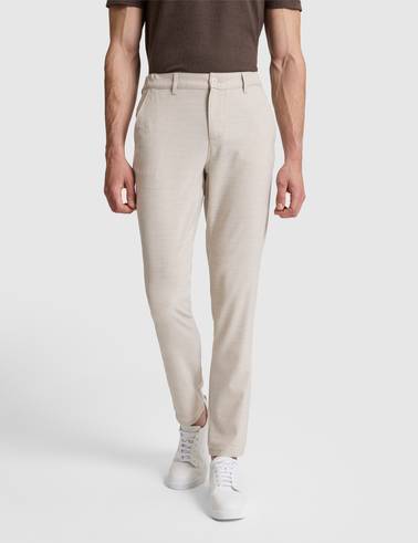 Bej Slim Fit Kanvas Pantolon