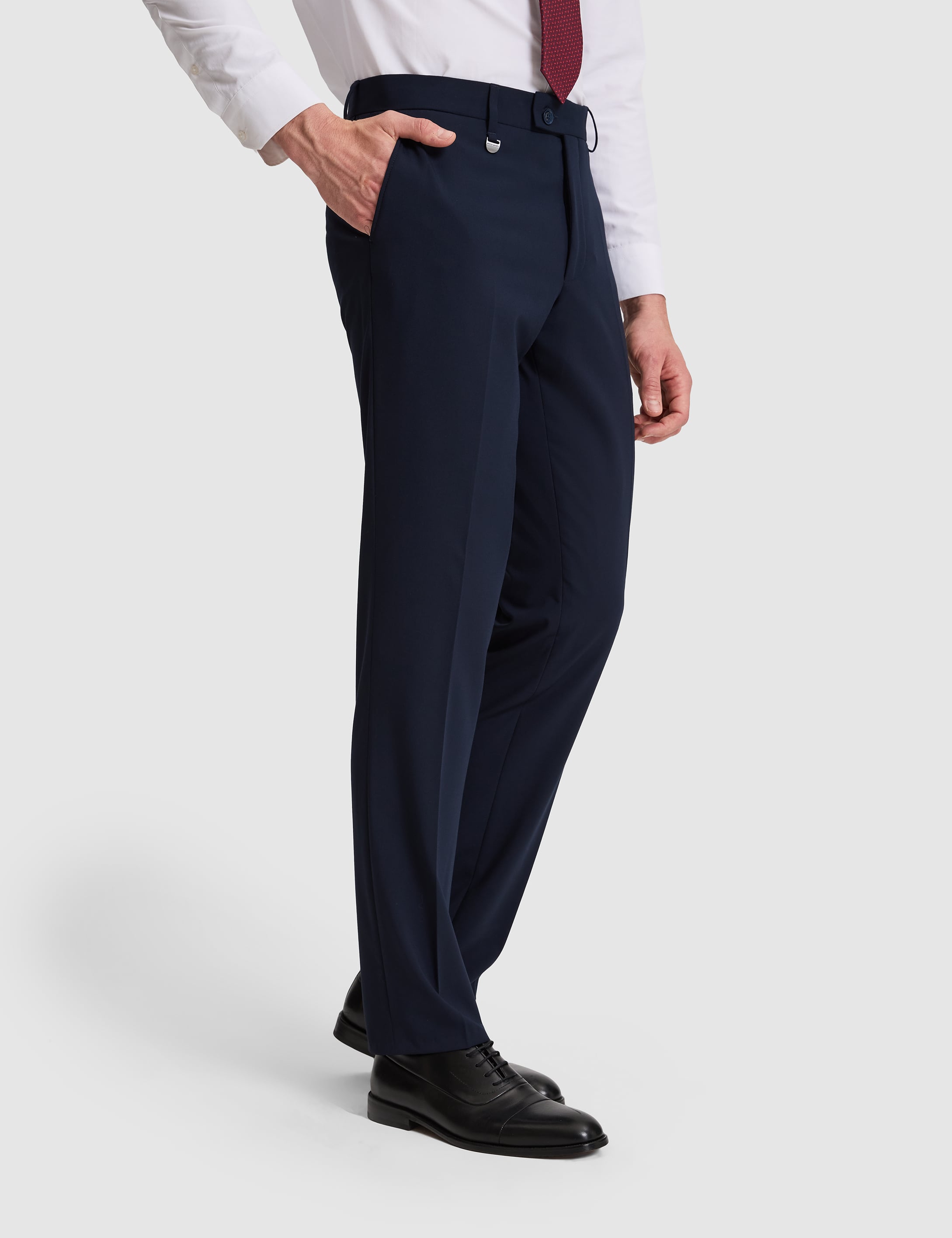 Lacivert Slim Fit Kumaş Pantolon - Image 4