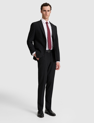 Siyah Slim Fit Takım Elbise