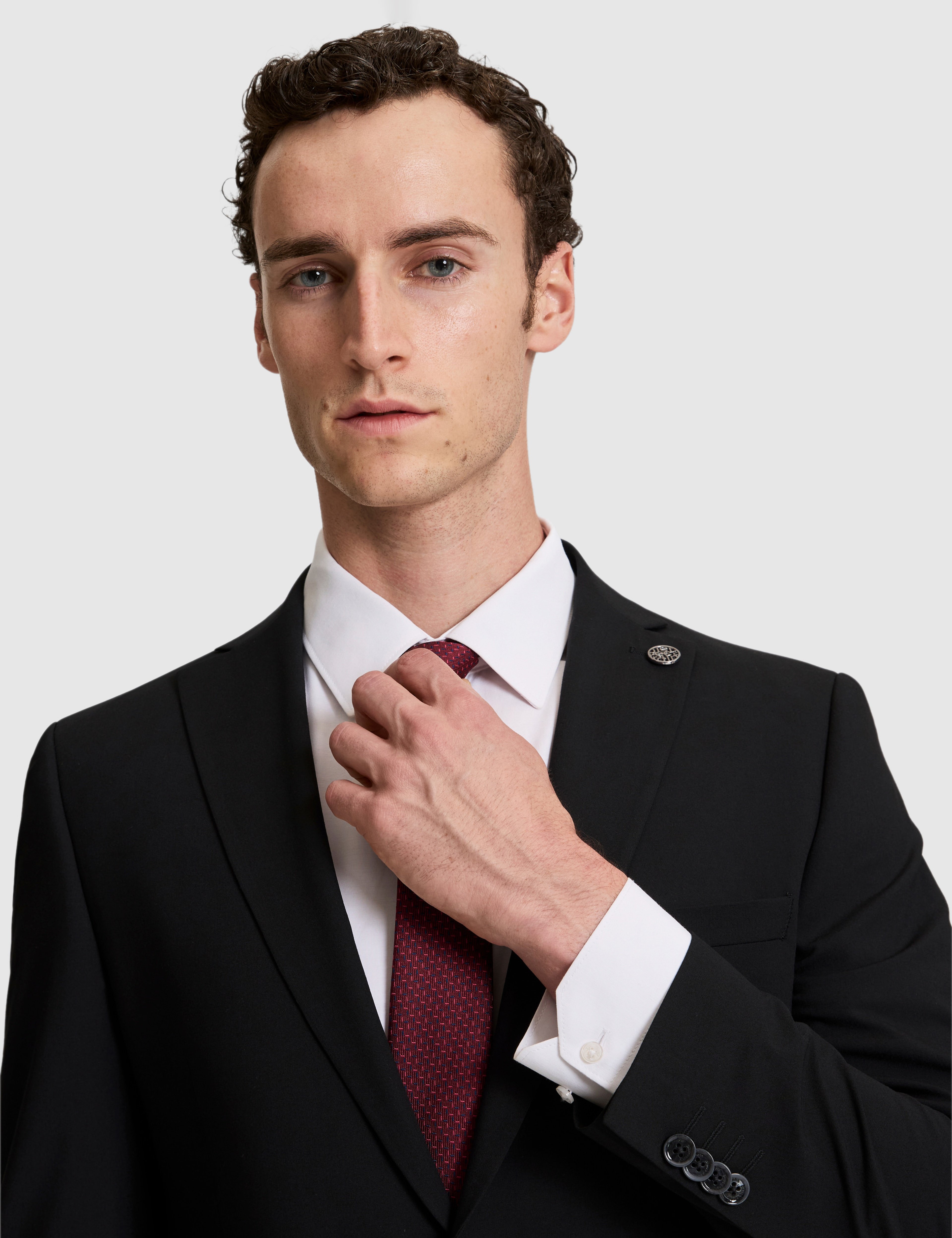 Siyah Slim Fit Takım Elbise