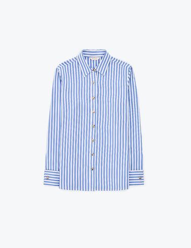 Lacivert Comfort Fit Uzun Kollu Gömlek