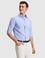 Açık Mavi Slim Fit Çizgili Uzun Kollu Gömlek