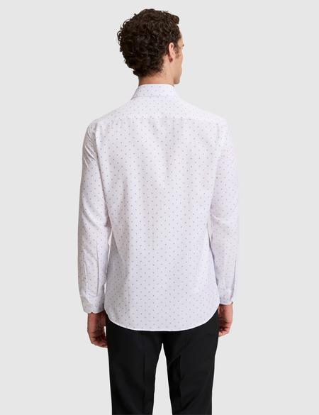 Beyaz Slim Fit Uzun Kollu Gömlek - 50307134005