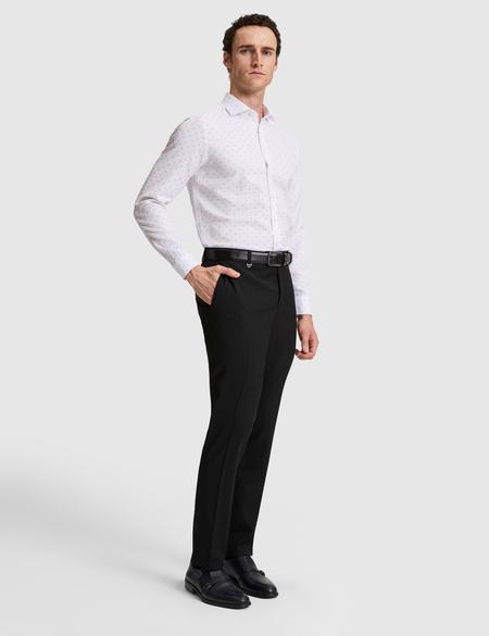 Beyaz Slim Fit Uzun Kollu Gömlek - 50307134005