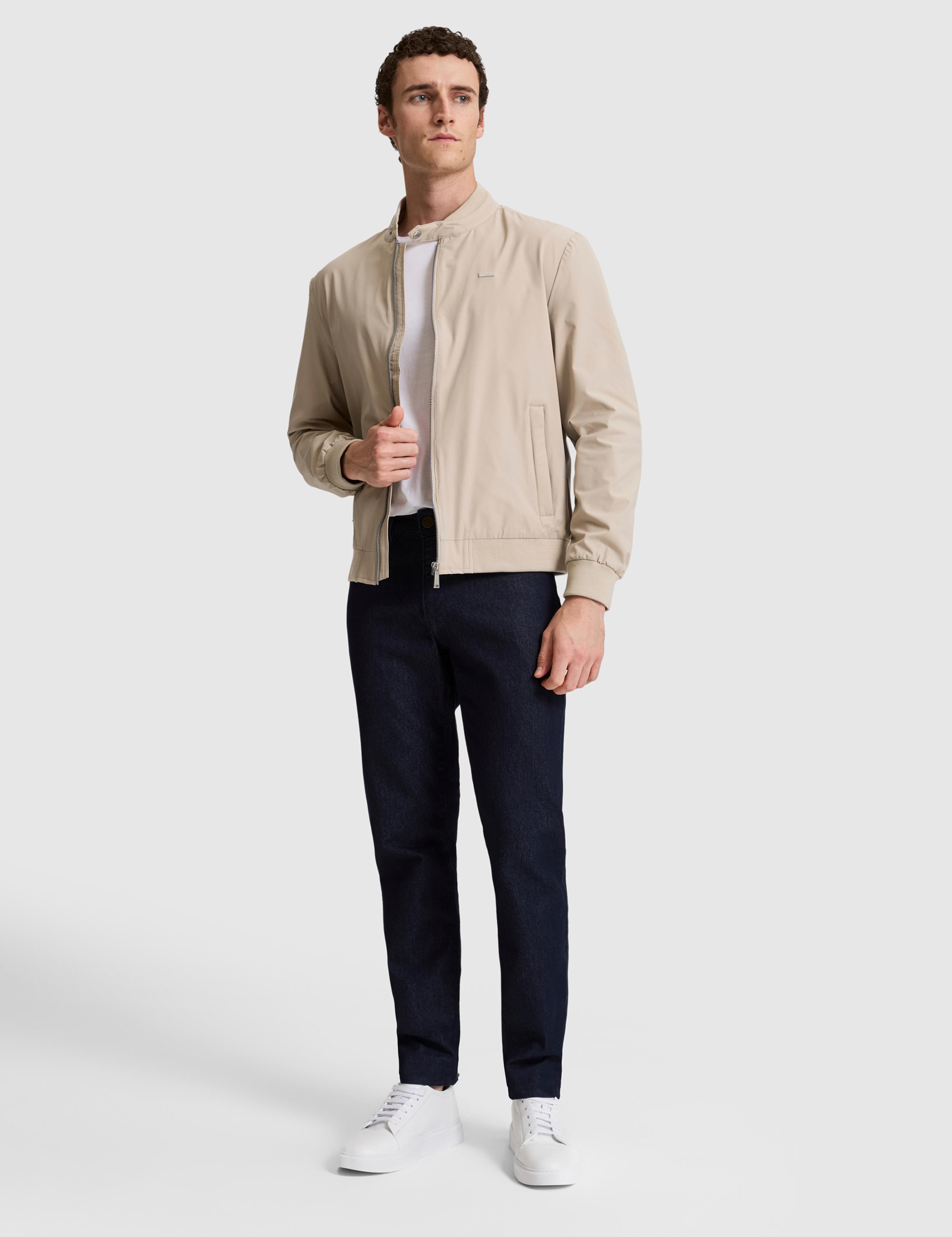 Bej Bomber Ceket
