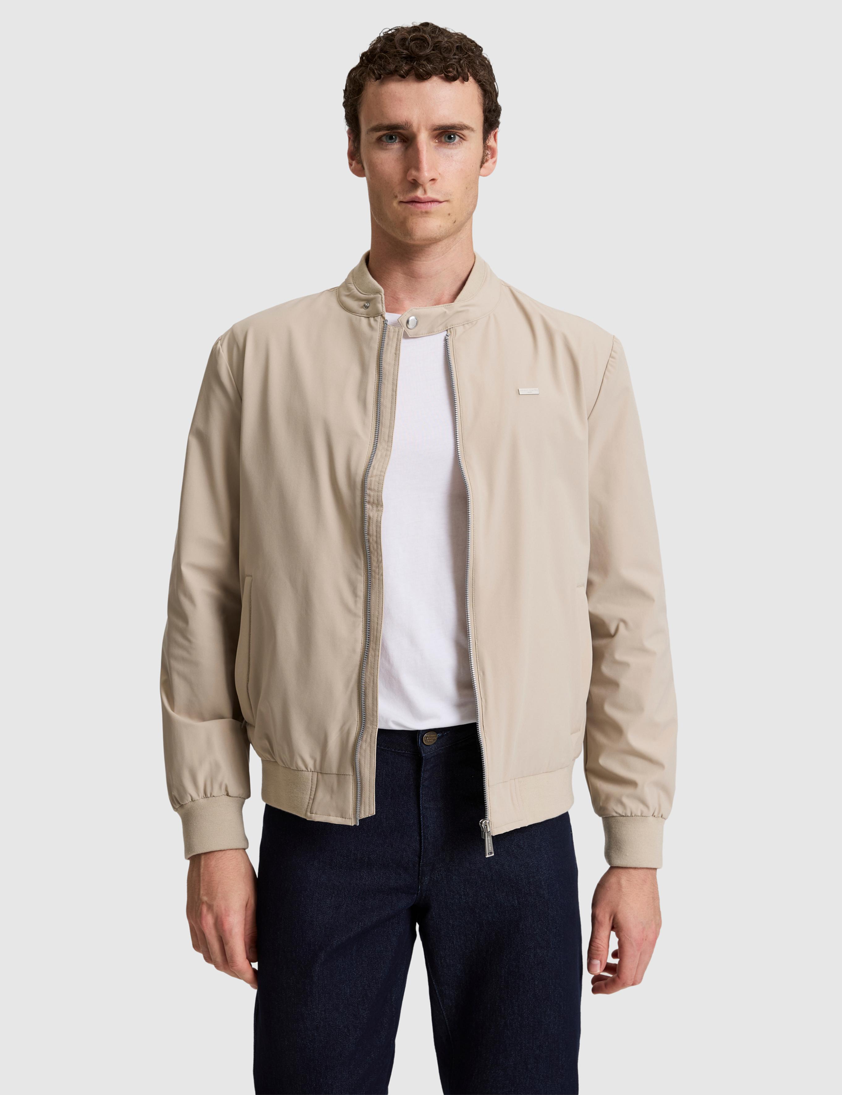 Bej Bomber Ceket