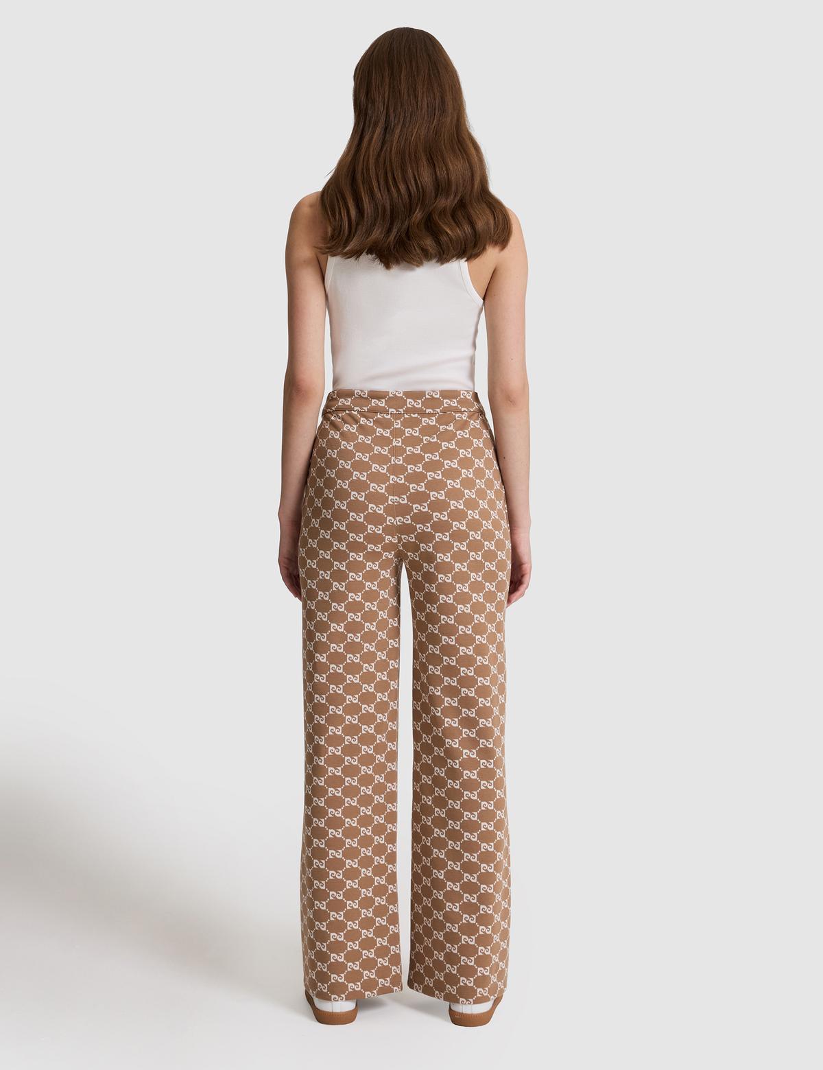 Bej Flare Fit Eşofman Altı - 50320587001