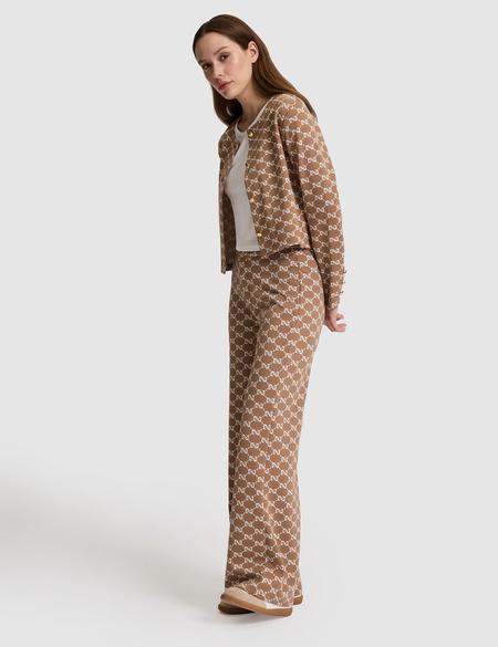 Bej Flare Fit Eşofman Altı - 50320587001