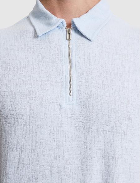Açık Mavi Slim Fit Polo Yaka Tişört - 50321152111
