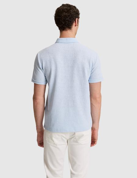 Açık Mavi Slim Fit Polo Yaka Tişört - 50321152111