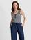 Lacivert Slim Fit Örme Bluz