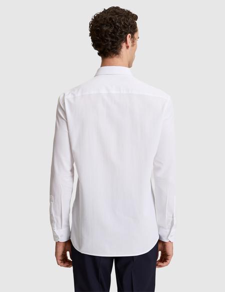 Beyaz Regular Fit Uzun Kollu Gömlek - 50319669007