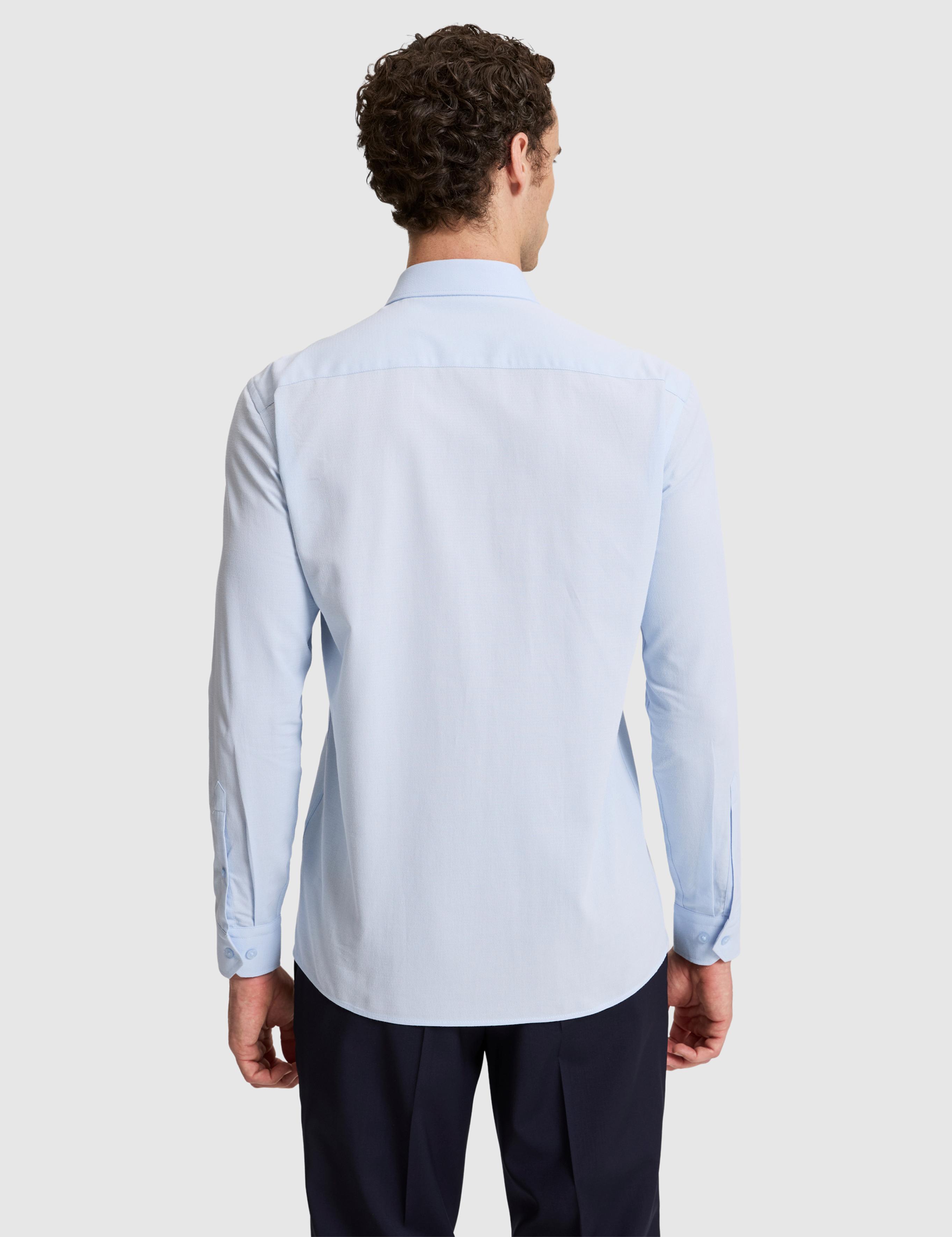 Açık Mavi Regular Fit Uzun Kollu Gömlek