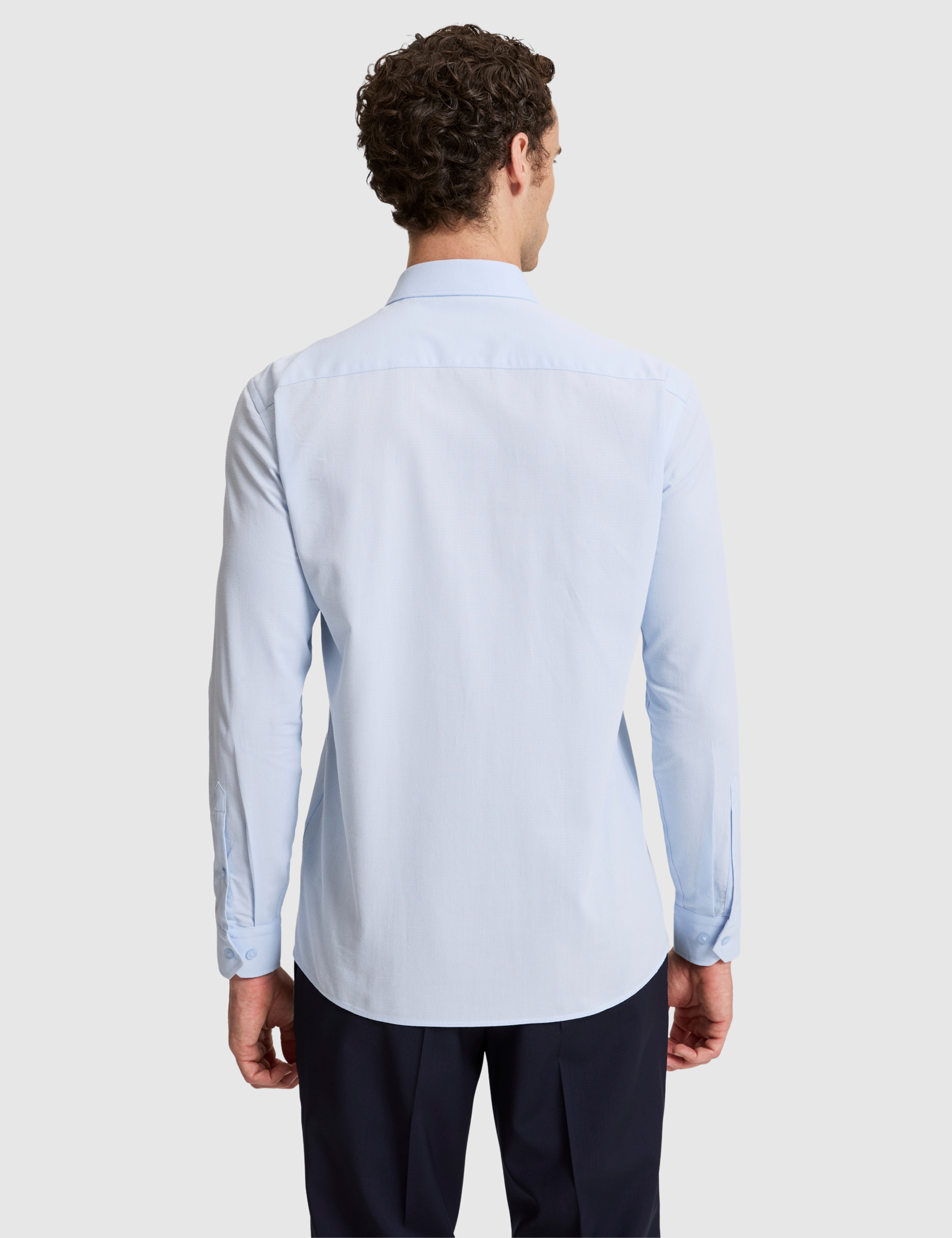 Açık Mavi Regular Fit Uzun Kollu Gömlek