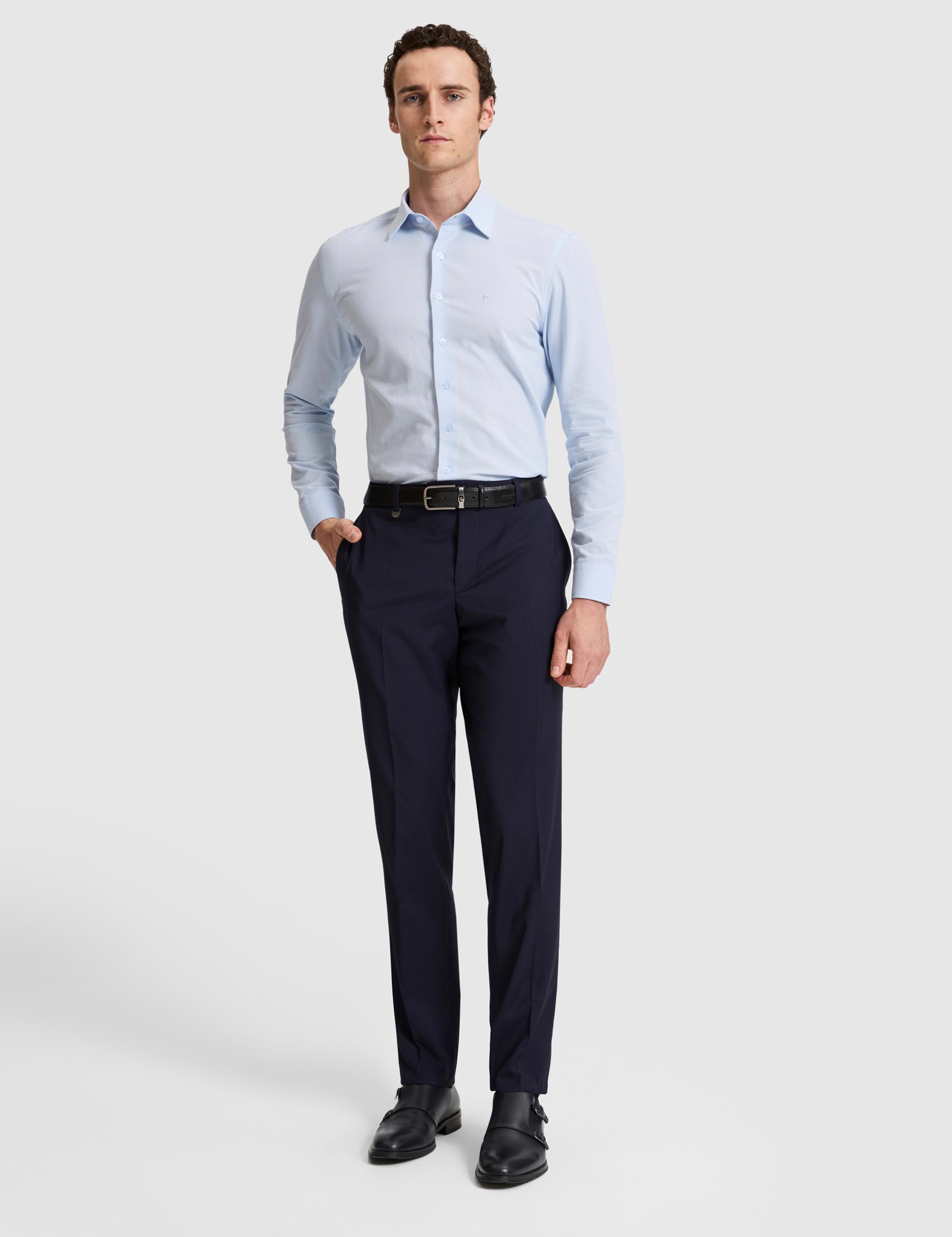 Açık Mavi Regular Fit Uzun Kollu Gömlek