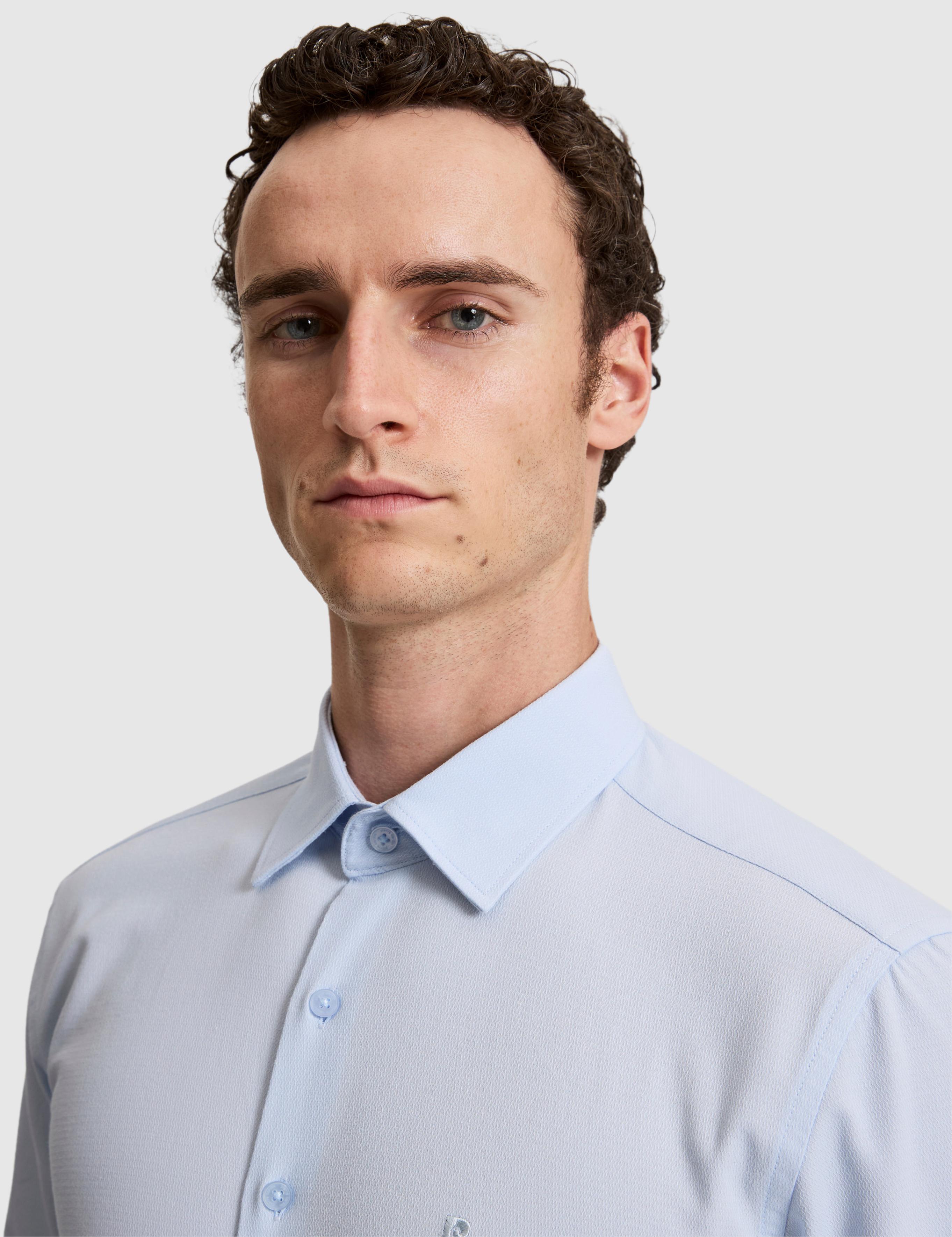 Açık Mavi Regular Fit Uzun Kollu Gömlek