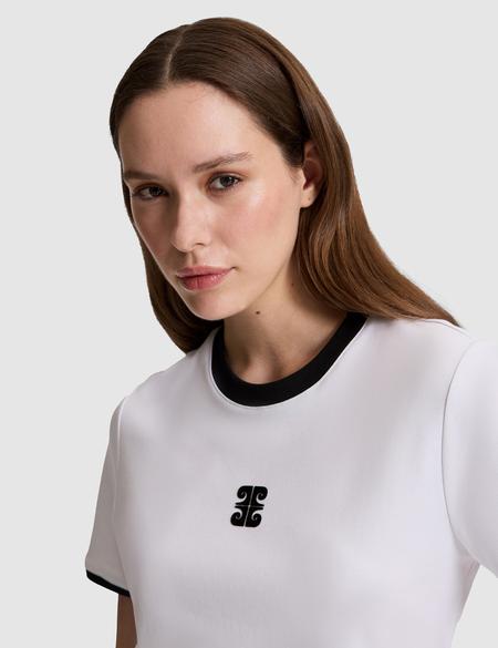 Beyaz Regular Fit Tişört - 50323601005