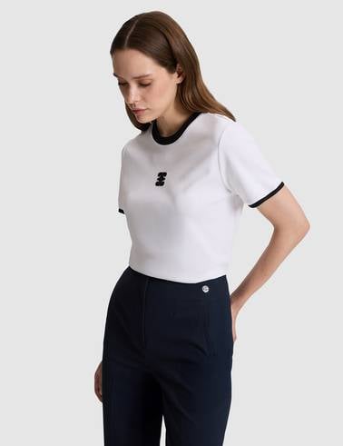 Beyaz Regular Fit Tişört