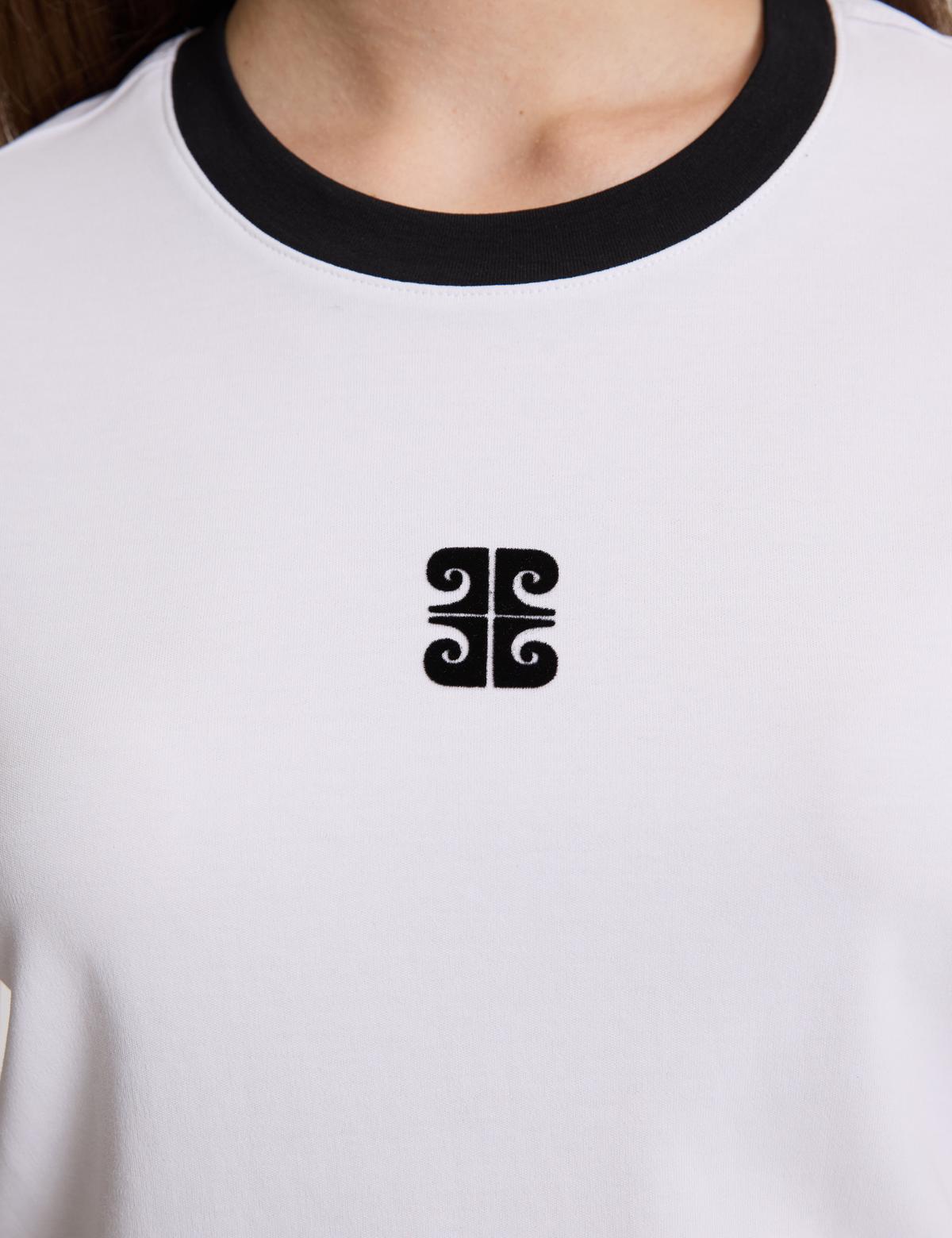 Beyaz Regular Fit Tişört - 50323601005