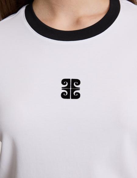 Beyaz Regular Fit Tişört - 50323601005