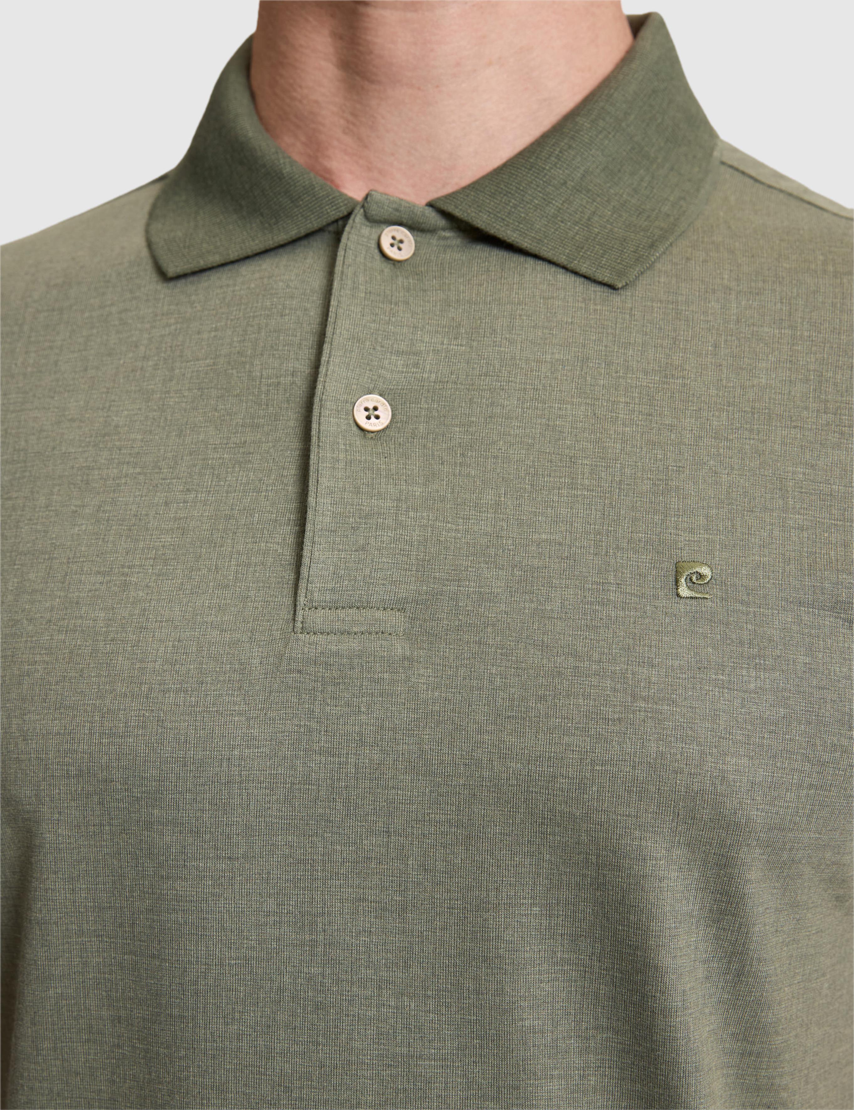 Haki Slim Fit Polo Yaka Tişört