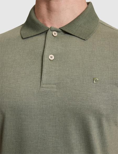 Haki Slim Fit Polo Yaka Tişört - 50323954016