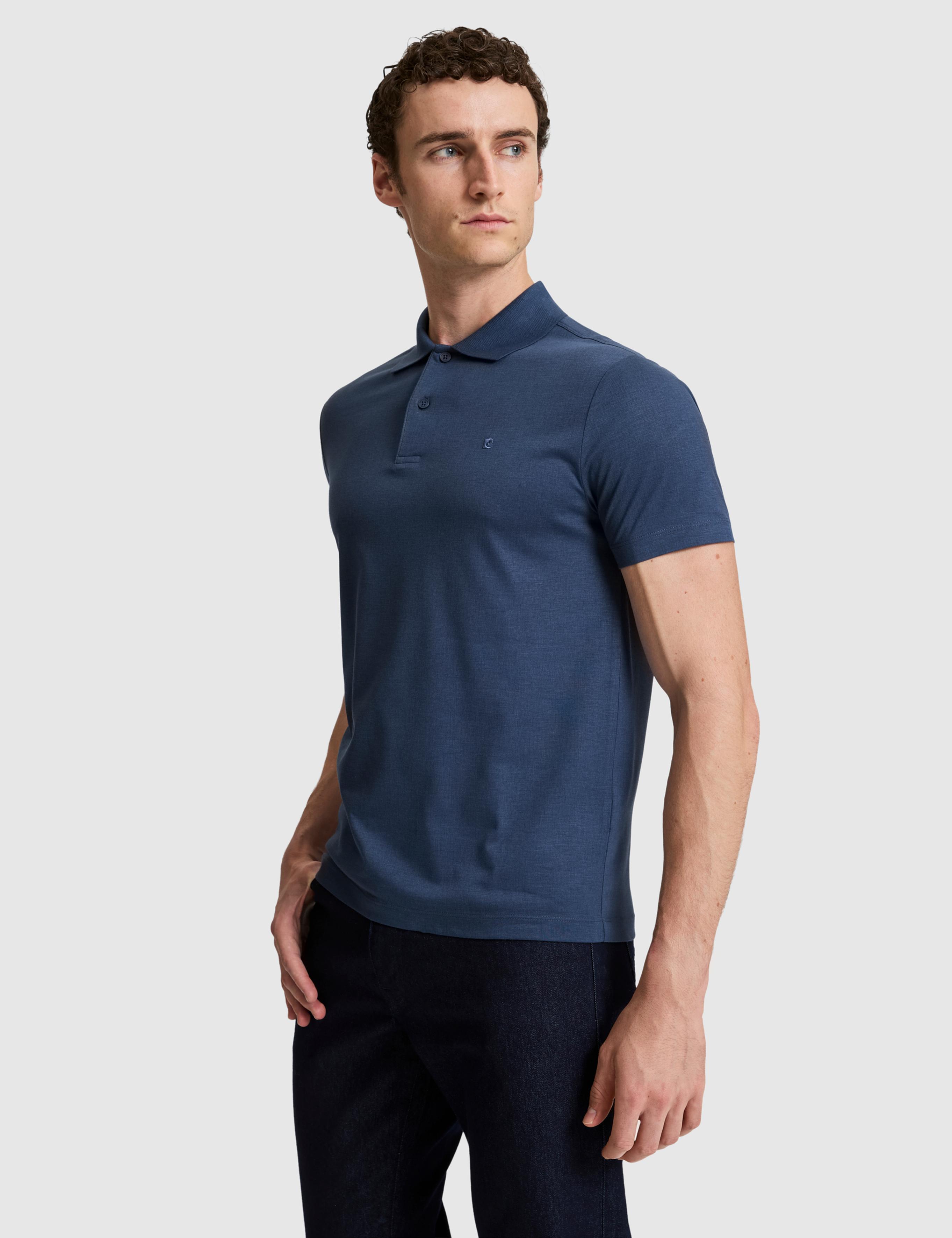 Lacivert Slim Fit Polo Yaka Tişört