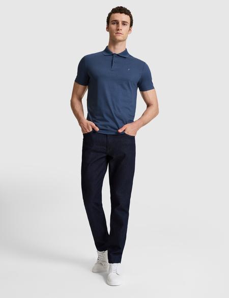 Lacivert Slim Fit Polo Yaka Tişört - 50323954001