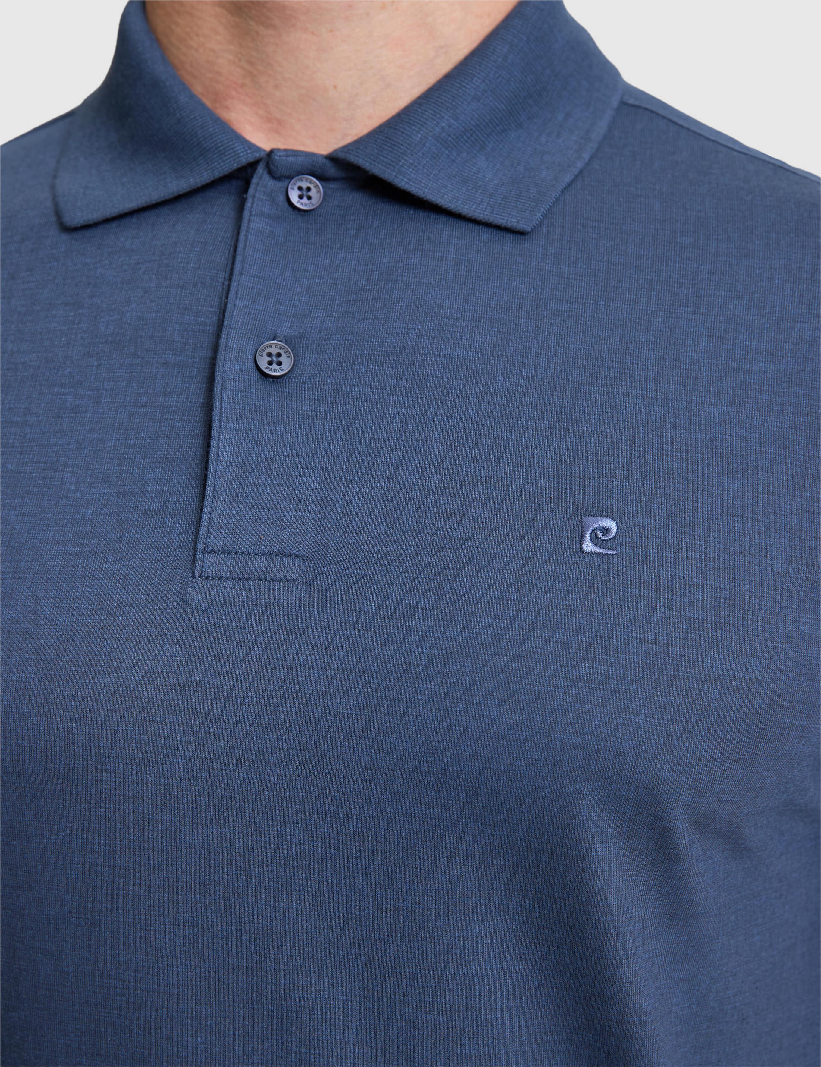 Lacivert Slim Fit Polo Yaka Tişört