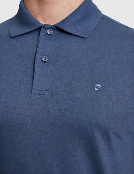 Lacivert Slim Fit Polo Yaka Tişört - 50323954001