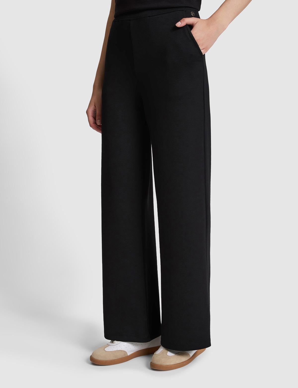 Siyah Flare Fit Modal Karışımlı Eşofman Altı - 50325430010