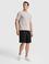 Siyah Comfort Fit Örme Şort