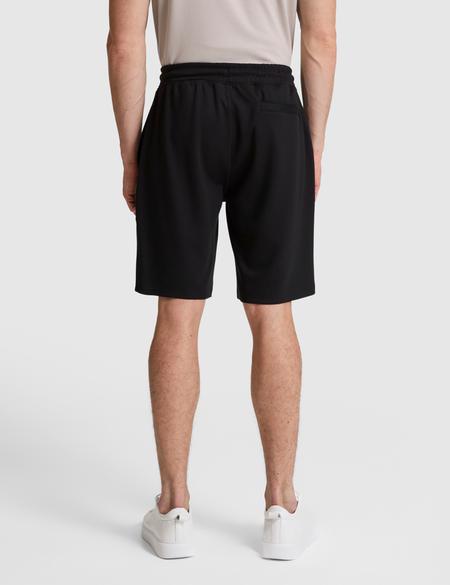 Siyah Comfort Fit Örme Şort - 50332490006