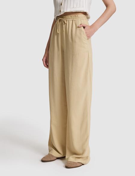 Bej Kanvas Pantolon - 50329149004